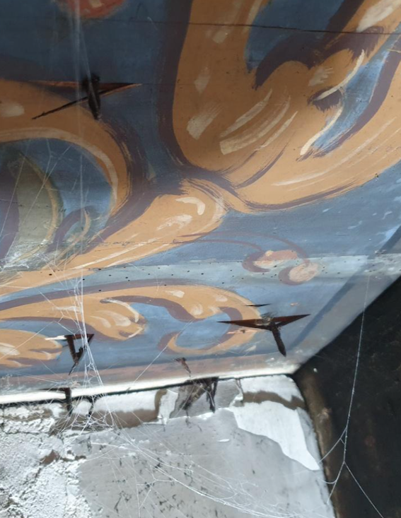 Beschilderde plafonds, Leliegracht 35, Amsterdam