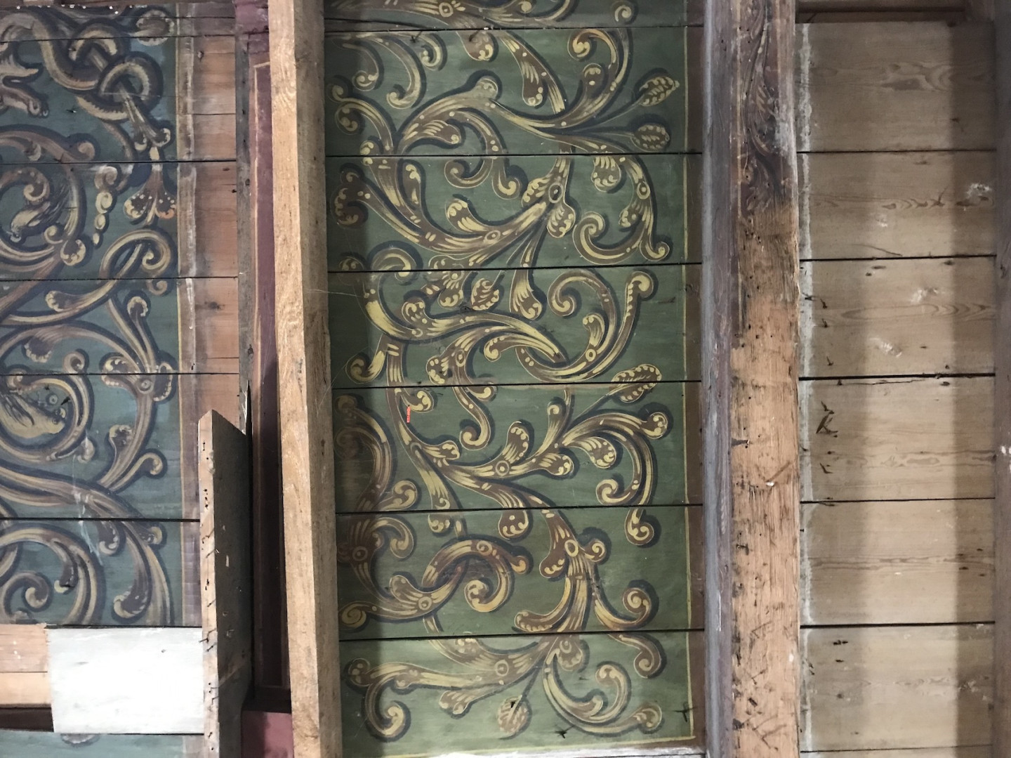 Beschilderde plafonds, Leliegracht 35, Amsterdam