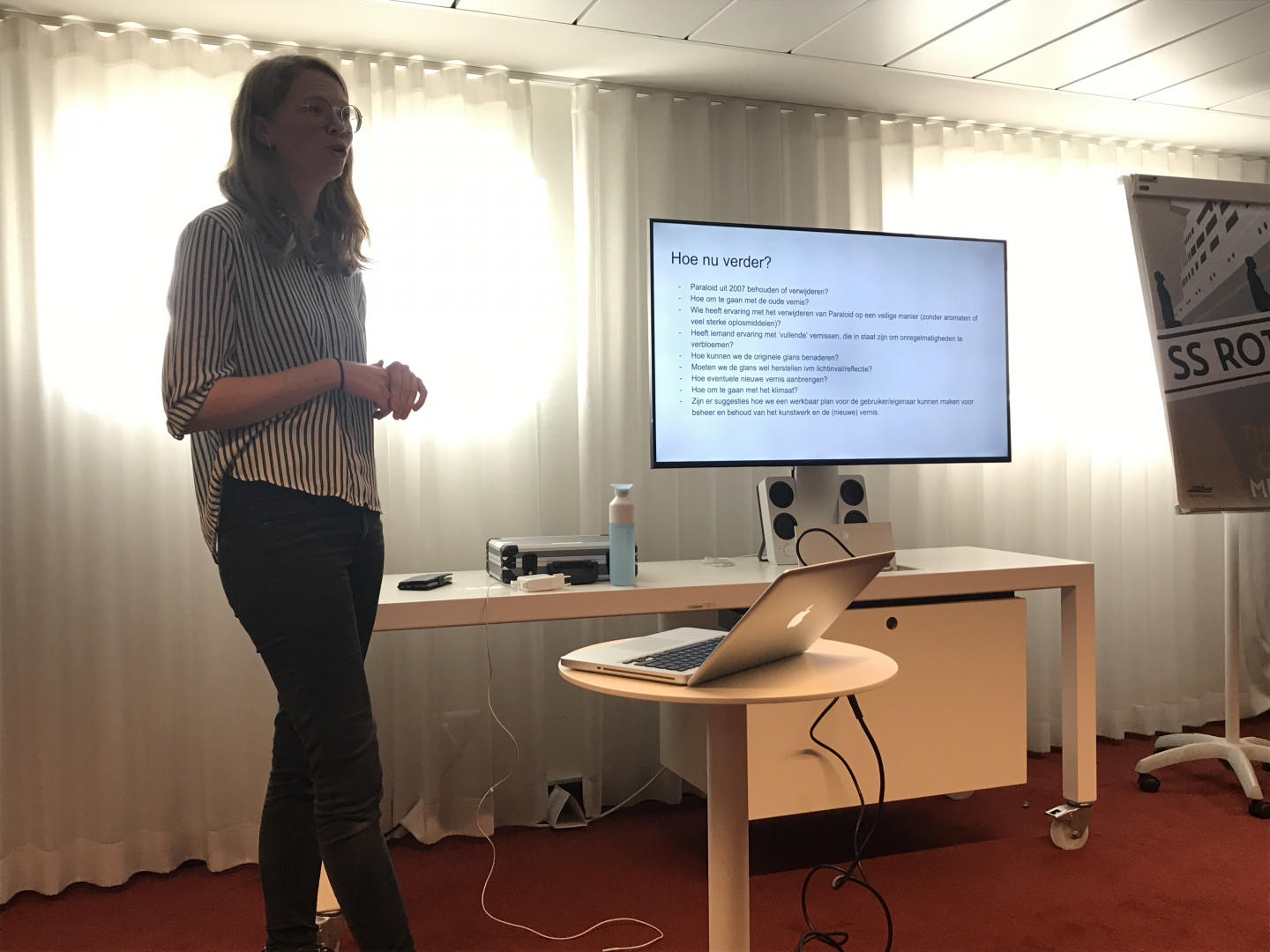 Bijeenkomst op de bijzondere locatie het Stoomschip de SS rotterdam Cuno van den Steene